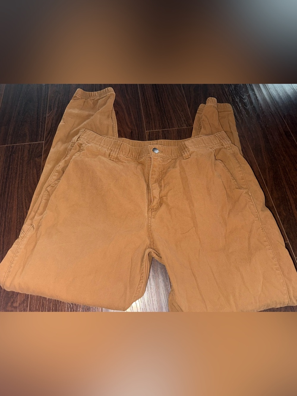 Carhartt Men's Corduroy Pants in Caramel Brown